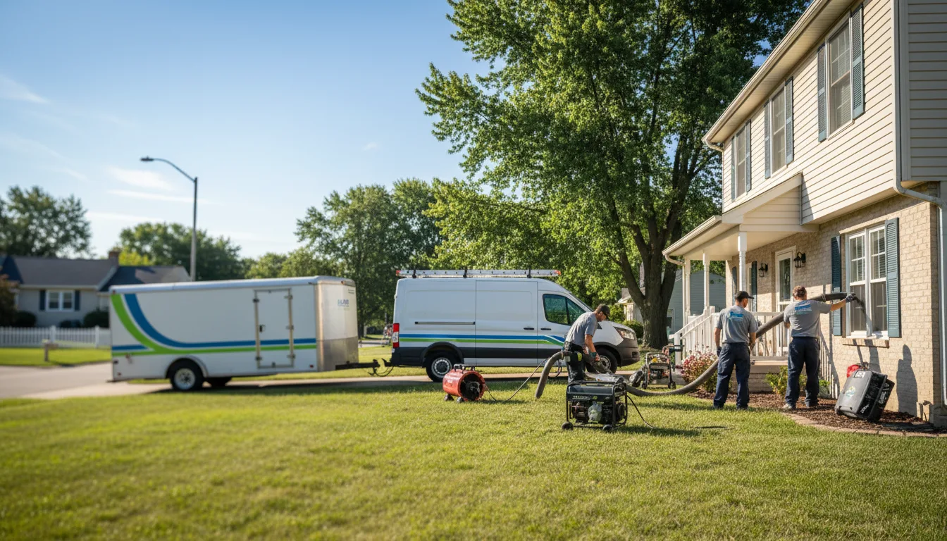 Flooded Basement Restoration And Cleanup With Repair in Saint Joseph, MN near me